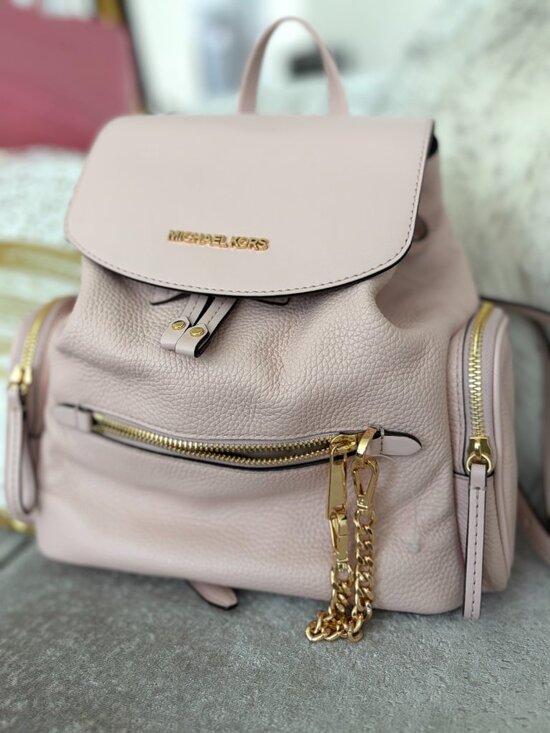 Michael Kors Jet Set Pink Gold Chain Backpack main image 9